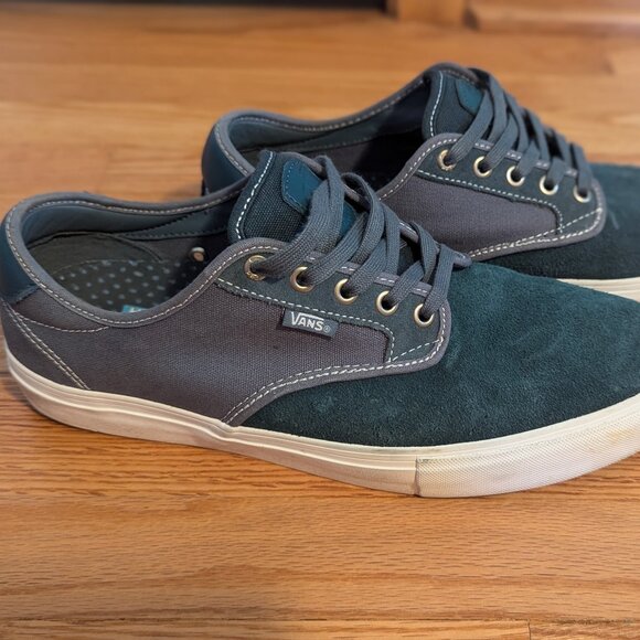 Vans Chima Ferguson Pro Trainers Blue Suede - Picture 7 of 7